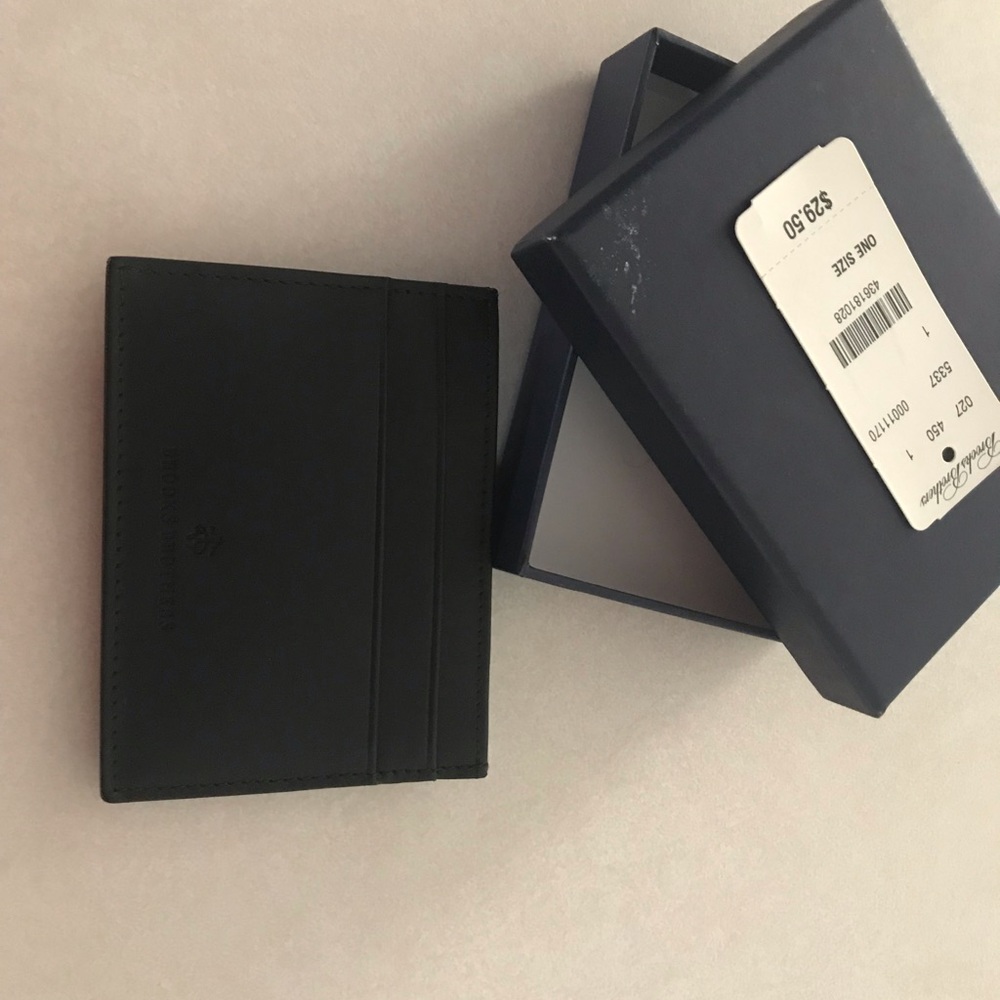 Brooks Brothers Black Wallet! Brand new!